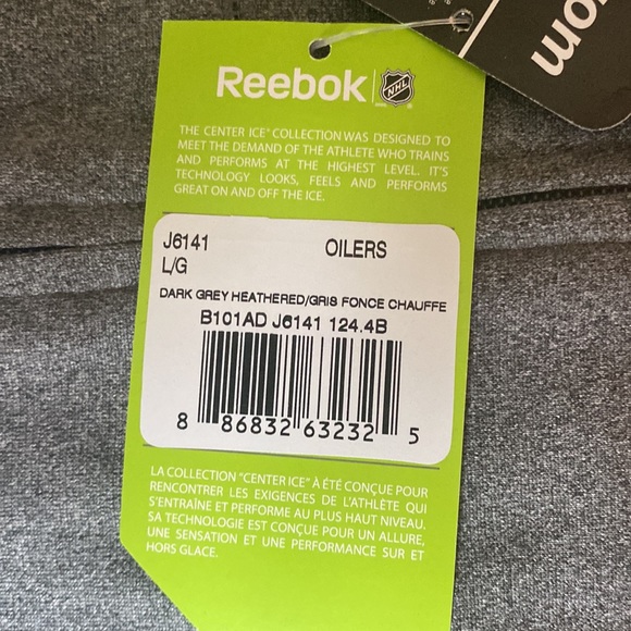 Reebok Center ice collection NWT oilers size large - Picture 4 of 8